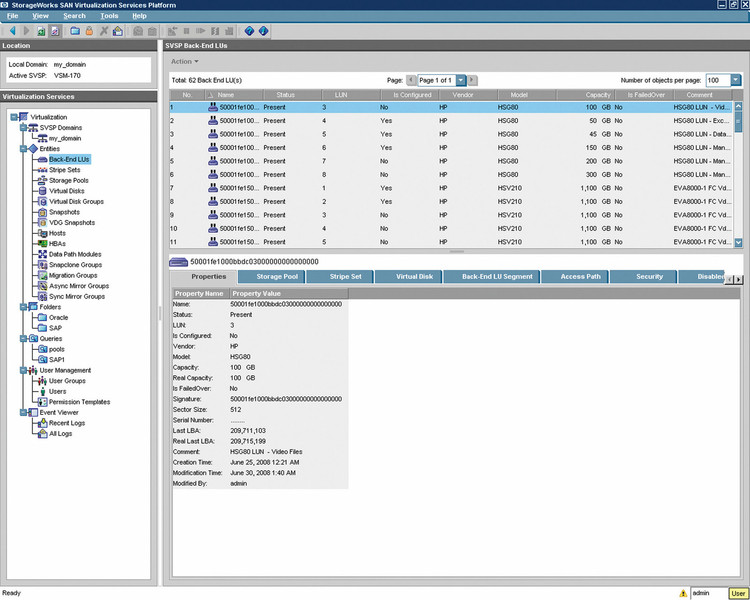 Hewlett Packard Enterprise SAN Virtualization Services Platform Prod Migration Volume Manager SW 1TB LTU сетевое ПО для хранения данных