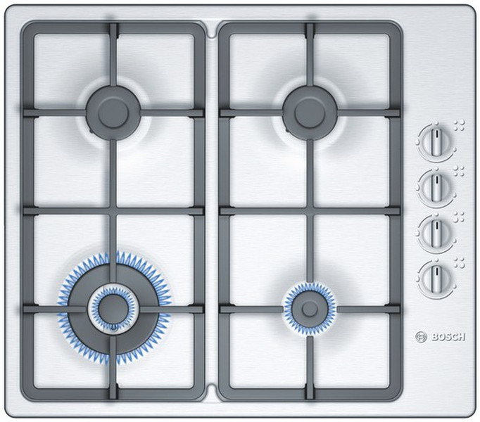 Bosch PBH615B90E Встроенный Gas hob Нержавеющая сталь плита