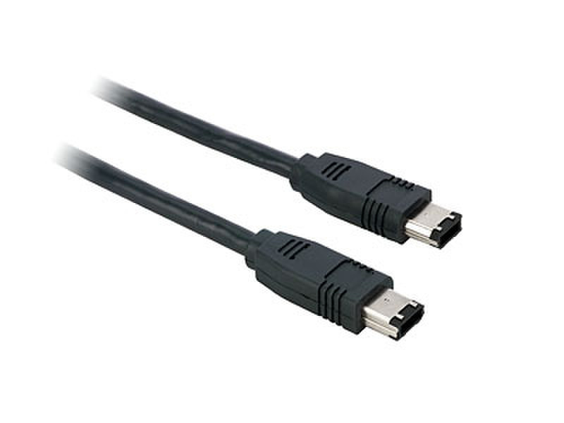 V7 FireWire 6/6pin 1.8m 1.8м 6Pin Черный FireWire кабель