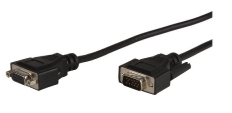 V7 -VGA028-01 0.3048м HD-15 Черный VGA кабель