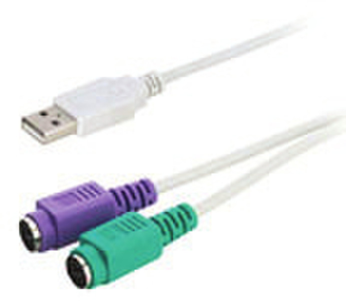 V7 -USBPS2-ADPT USB PS/2 cable interface/gender adapter
