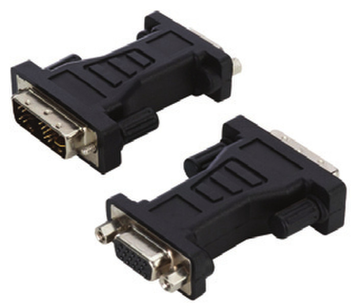 V7 -DVIIF-VGAM DVI VGA Black cable interface/gender adapter