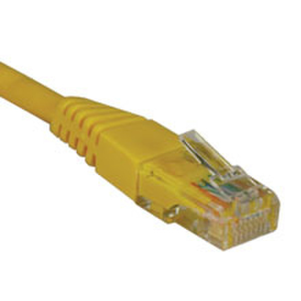 V7 CAT5e Molded 0.6m Yellow 0.6m Yellow networking cable