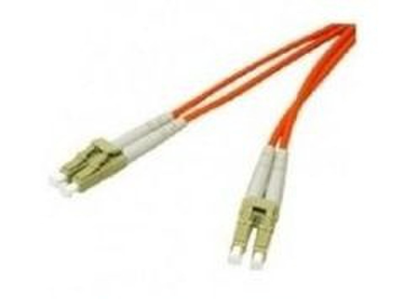 V7 Duplex 50/125 Multimode LC/LC 2m 2m LC LC Orange fiber optic cable