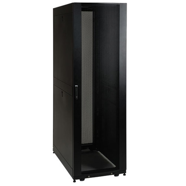Tripp Lite 48U SmartRack Standard-Depth Rack Enclosure Server Cabinet with doors, side panels & shock pallet