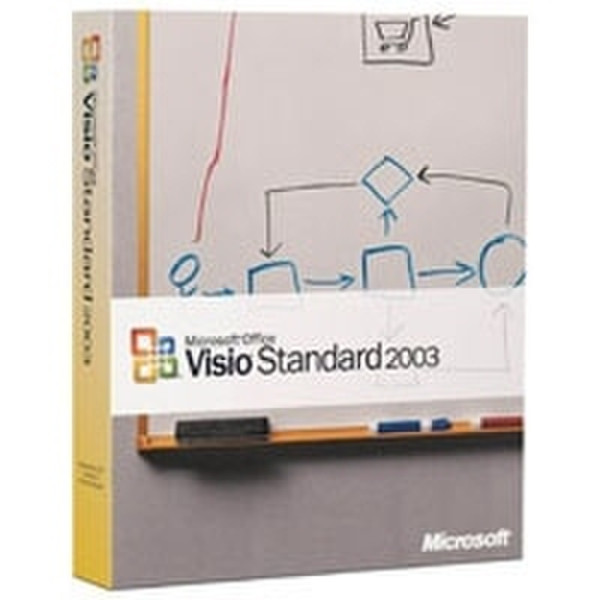 Microsoft Visio Standard 2003 Disk Kit, IT MVL Microsoft Volume License (MVL)