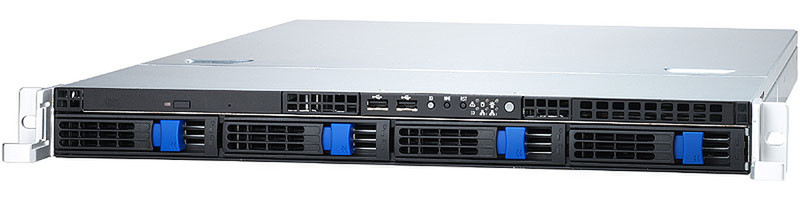Tyan B2912G24W4H-E Socket F (1207) 1U Cеребряный server barebone система
