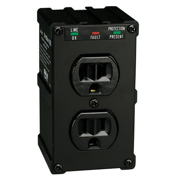 Tripp Lite Ultrablok428 2AC outlet(s) 120V Schwarz Spannungsschutz