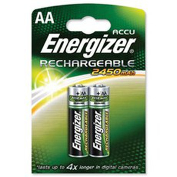 Energizer HR-6 Nickel-Metal Hydride (NiMH) 2450mAh 1.2V rechargeable battery