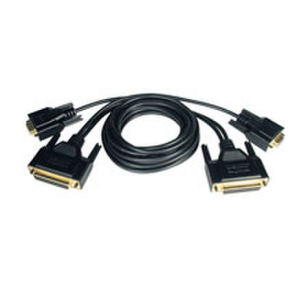 Tripp Lite P806-010-R 3.04m DB9F-25F DB9F-25F Black serial cable