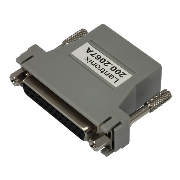 Lantronix 200.2067A RJ45 DB25 Grau Kabelschnittstellen-/adapter