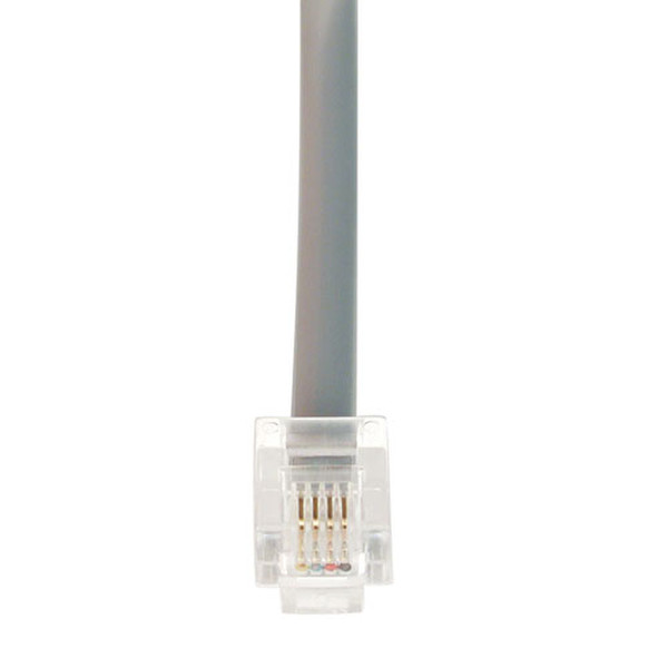 Tripp Lite P410-007-SR 2.13м Серый телефонный кабель