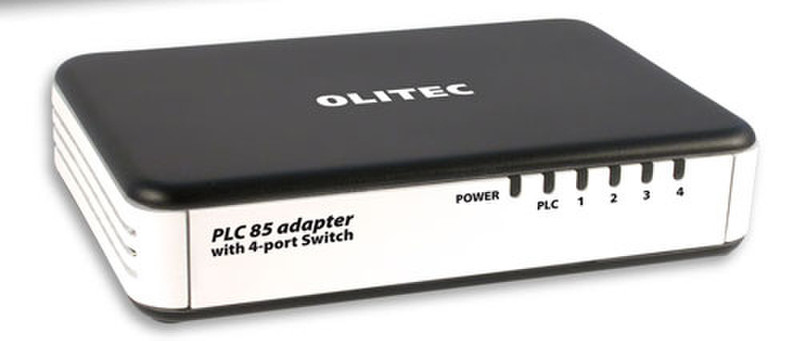 Olitec Adapteurs CPL 85MBPS + SwitchH 5 Ports Ethernet 85Mbit/s Netzwerkkarte