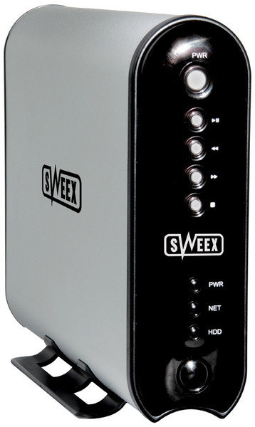 Sweex LAN Media Center 250GB Silber Digitaler Mediaplayer
