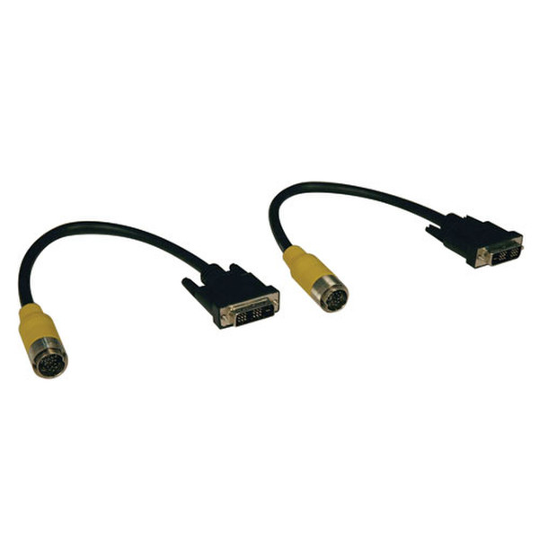 Tripp Lite EZB-DVIM-2 0.30м Черный кабель клавиатуры / видео / мыши