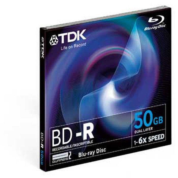 TDK BD-R 6 x DL 50GB Disc 50GB BD-R 6pc(s)