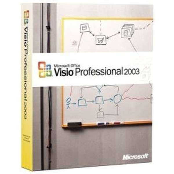 Microsoft Visio Professional 2003 Disk Kit, SW MVL Microsoft Volume License (MVL)