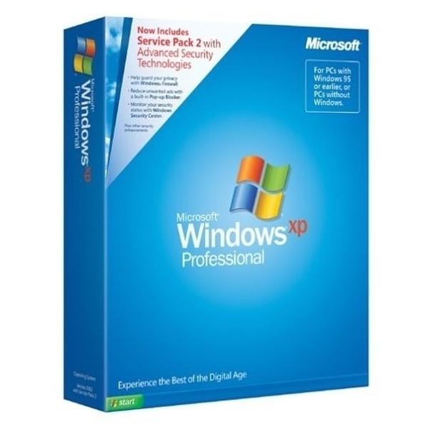 Microsoft Windows XP Professional Italian Disk Kit MVL CD w/SP2