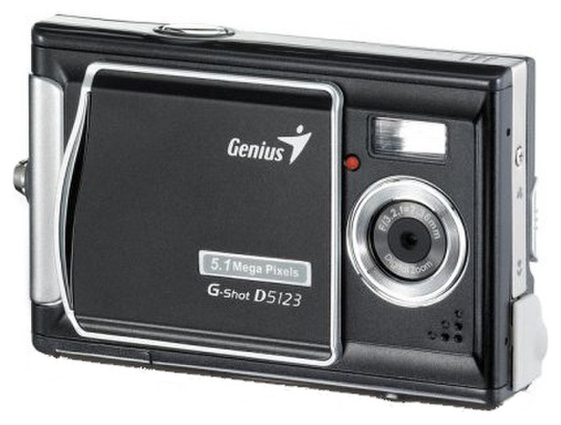 Genius G-Shot D5123 Kompaktkamera 5MP 1/2.5Zoll CMOS 4032 x 3024Pixel Schwarz