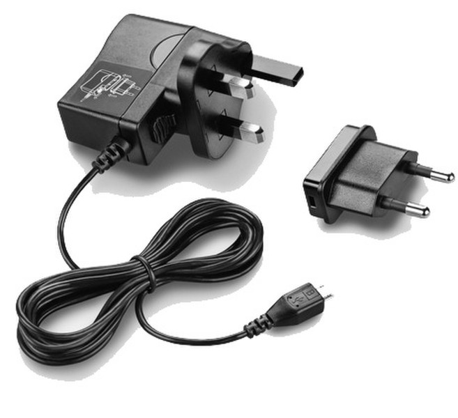 Plantronics Micro USB Charging Adapter Schwarz Ladegerät für Mobilgeräte