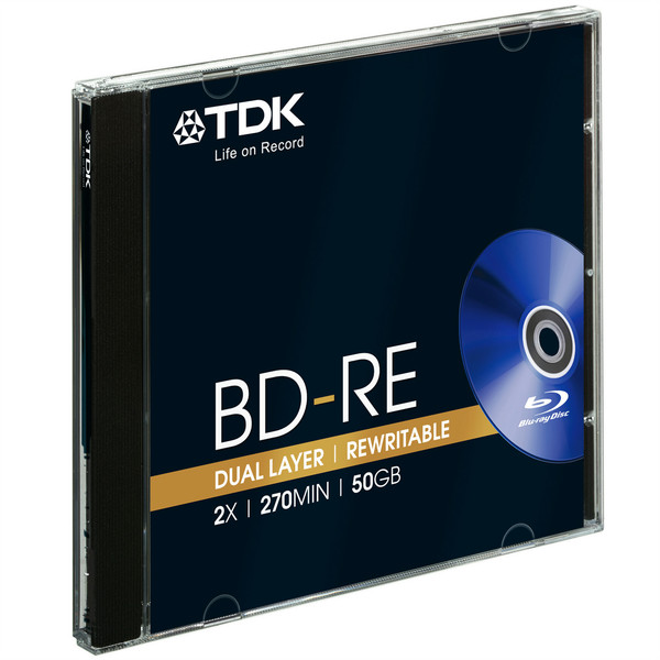 TDK BD-RE DL 50GB 50GB BD-RE DL 1pc(s)