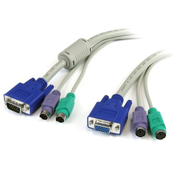 StarTech.com 6 ft 3-in-1 PS/2 KVM Extension Cable KVM cable