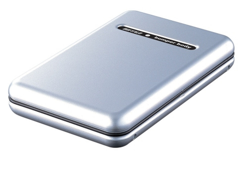 Buffalo MiniStation Shock Resistant Portable Hard Drive - 80GB 2.0 80GB Silber Externe Festplatte