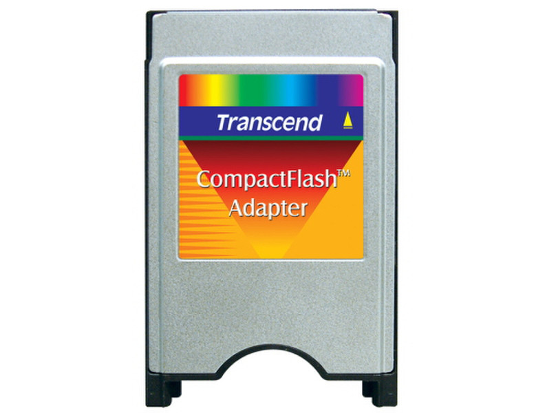 Transcend CompactFlash Adapter Edelstahl Kartenleser