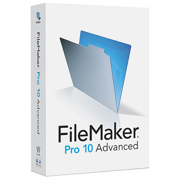 Filemaker Pro 10 Advanced, VLA, 1Y, MNT