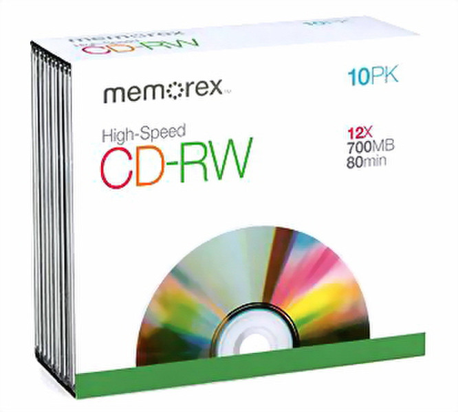 Memorex CD-RW CD-RW 700МБ 10шт