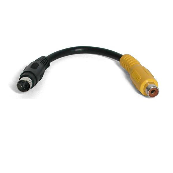StarTech.com 6in S-Video to Composite Video Adapter Cable S-video cable
