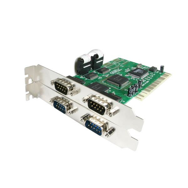 StarTech.com PCI4S550N Внутренний PCI,PCI-X интерфейсная карта/адаптер