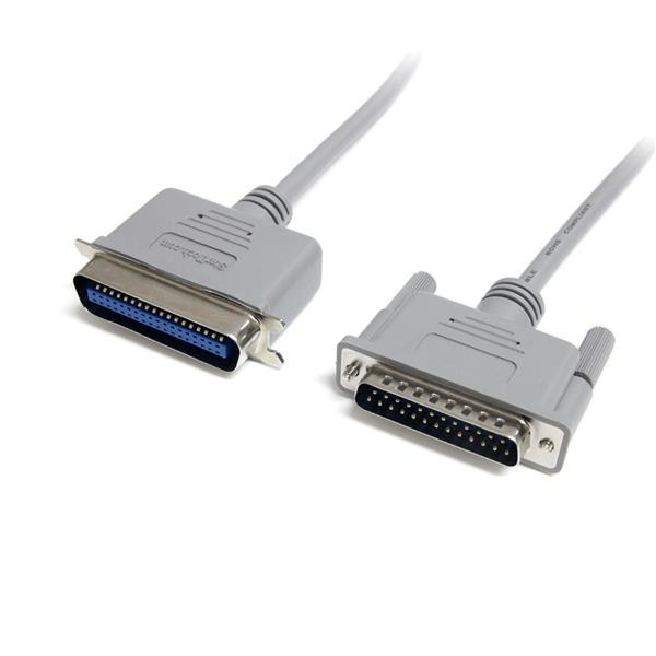 StarTech.com 10 ft. Parallel Printer Cable 3.05м Серый кабель для принтера