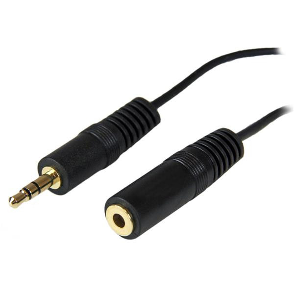 StarTech.com 12ft 3.5mm 3.7м 3.5mm 3.5mm Черный аудио кабель