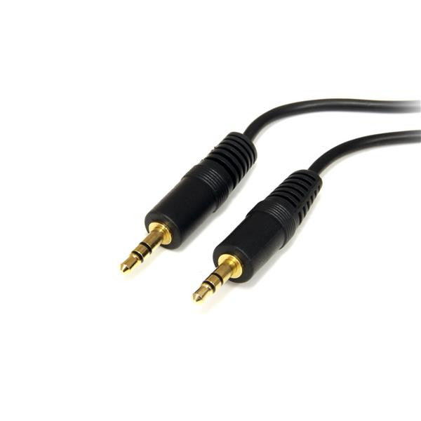 StarTech.com 6ft 3.5mm 1.8м 3.5mm 3.5mm Черный аудио кабель