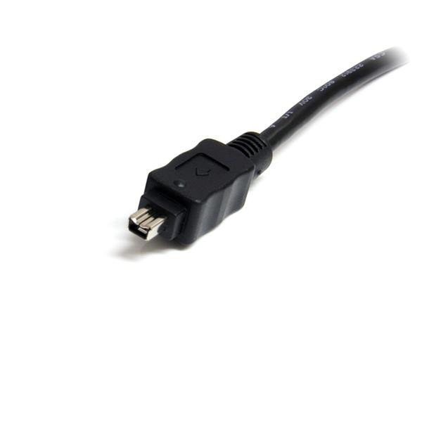 StarTech.com 6 ft. IEEE-1394 FireWire Cable 4-pin to 4-pin 1.83м Черный FireWire кабель