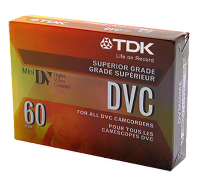 TDK Mini-DV 60Min MiniDV blank video tape