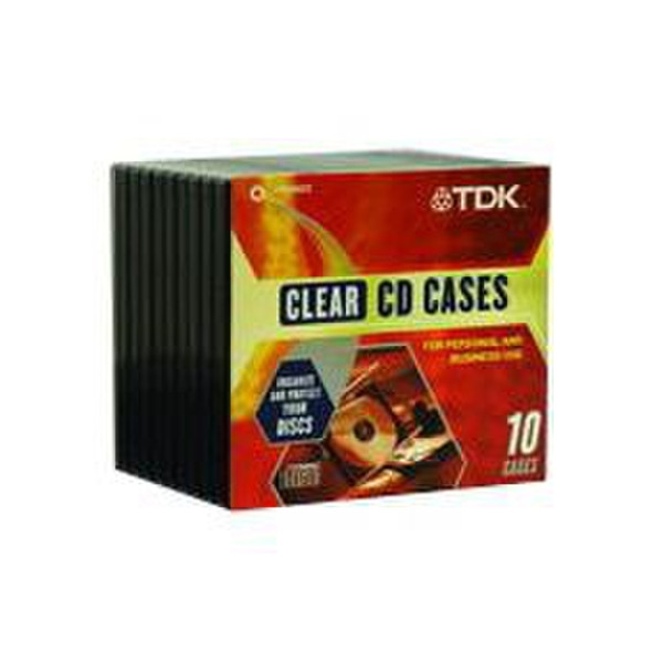 TDK Clear CD Case - storage CD jewel case