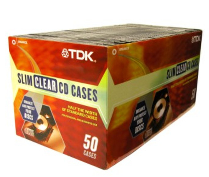 TDK Clear Slim CD Jewel Cases
