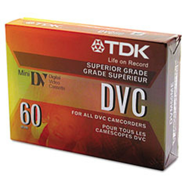 TDK 37140 MiniDV blank video tape