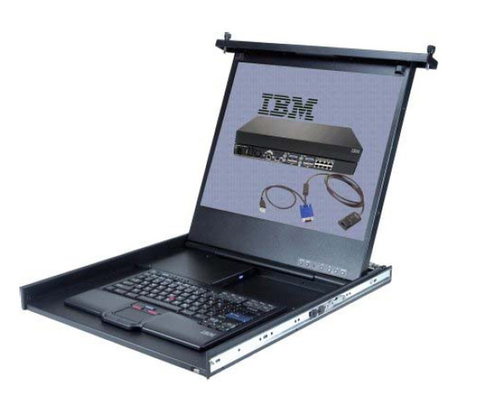 IBM 172317X 17Zoll 1280 x 1024Pixel Silber Konsolenregal