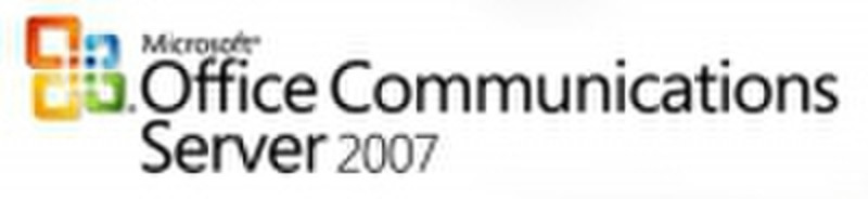 Microsoft Office Communications Server 2007 R2 Standard - ExtCon, Sngl, OLP-NL, AE, Qlfd