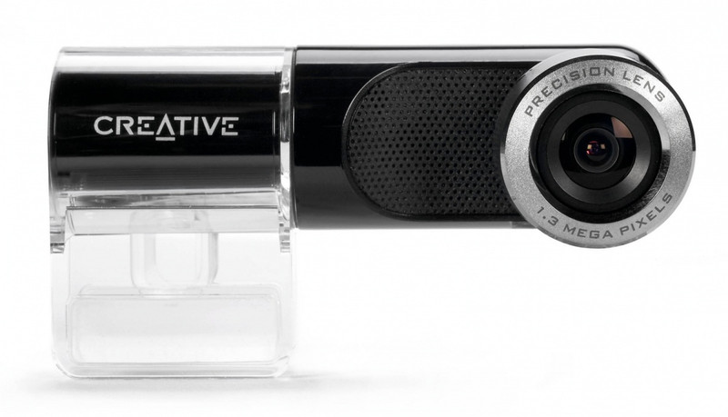 Creative Labs Live!Cam Notebook Ultra 5МП 1280 x 960пикселей USB 2.0 Черный вебкамера