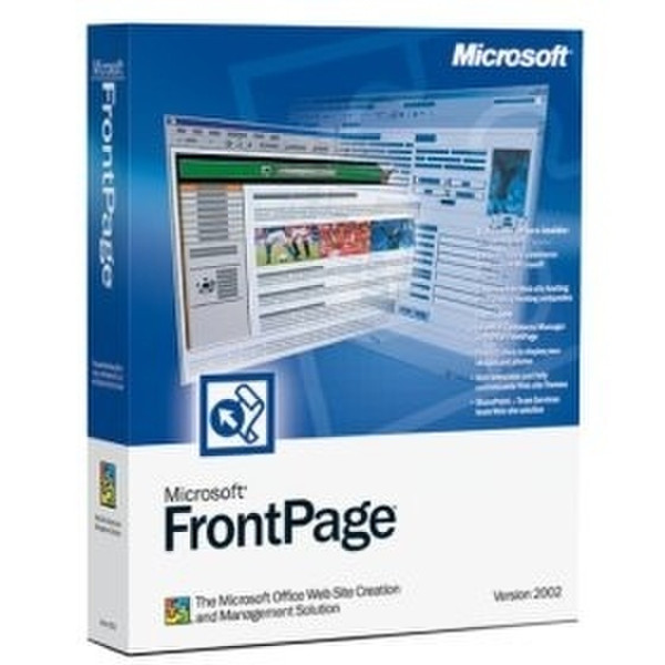 Microsoft FrontPage 2002 Disk Kit, SW MVL