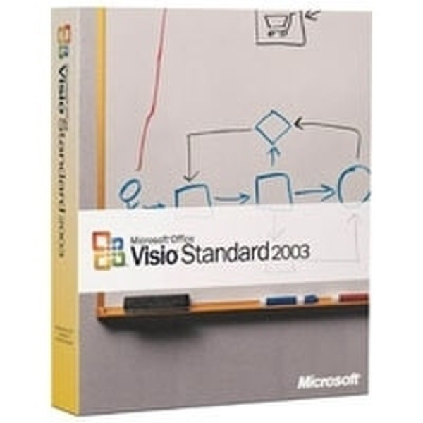 Microsoft Visio Standard 2003 Disk Kit, NO MVL Microsoft Volume License (MVL)