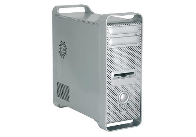 Q-Tec Case Midi G5 350W Silver Midi-Tower 350W Silver computer case
