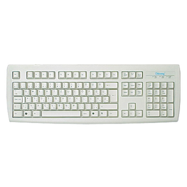 Chicony Standard keyboard KB-2971, beige USB+PS/2 Бежевый клавиатура