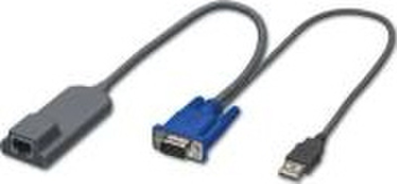 Fujitsu KVM s3 Adapter Schwarz Tastatur/Video/Maus (KVM)-Kabel