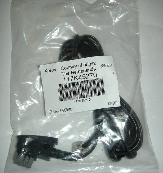 Xerox 117K45270 3m Black printer cable