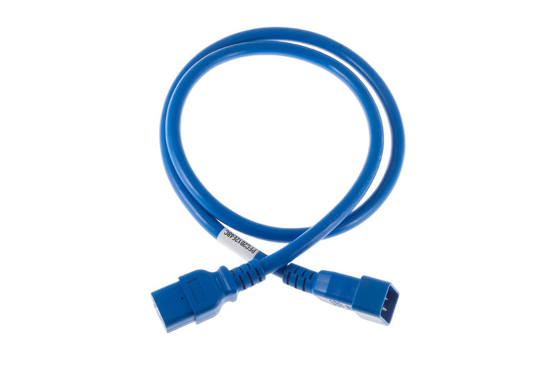 Fujitsu 16A IEC320 C20 - CEE C20 coupler Blue power cable